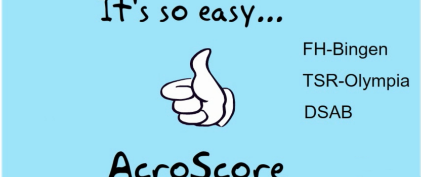 AcroScore – Der neue Stern am Sportakrobatikhimmel